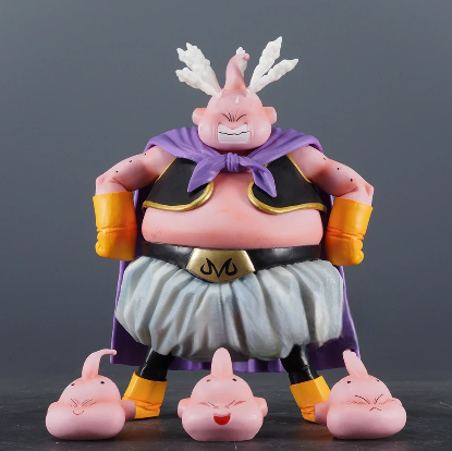 Dragon Ball Z Majin Buu Evil Buu 4 Heads
