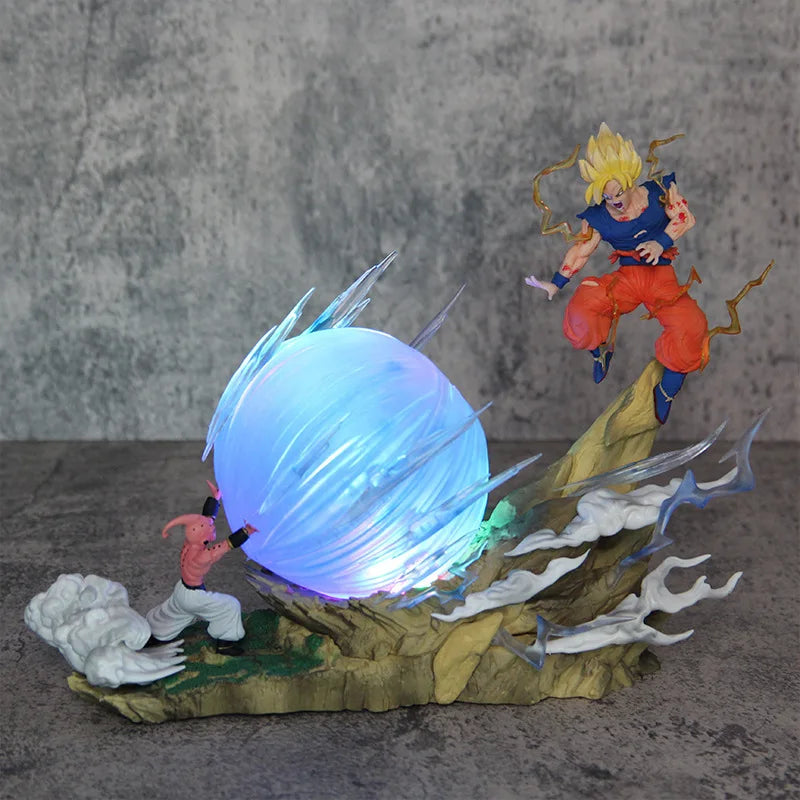 Dragon Ball Z Buu vs Goku Model Super Saiyan Genki Bomb