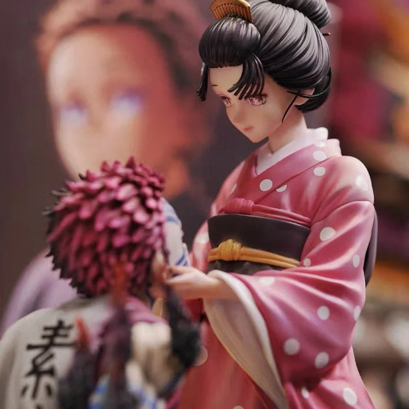 Demon Slayer Akaza and Koyuki