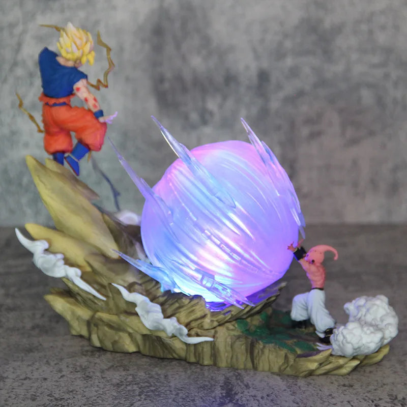 Dragon Ball Z Buu vs Goku Model Super Saiyan Genki Bomb