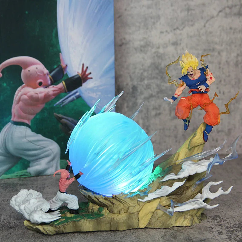 Dragon Ball Z Buu vs Goku Model Super Saiyan Genki Bomb