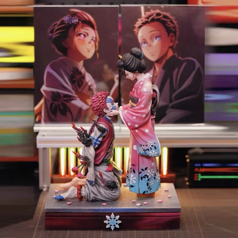 Demon Slayer Akaza and Koyuki