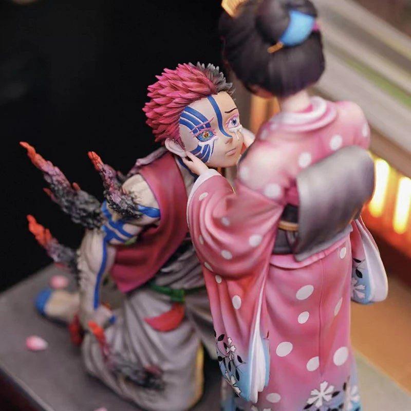 Demon Slayer Akaza and Koyuki