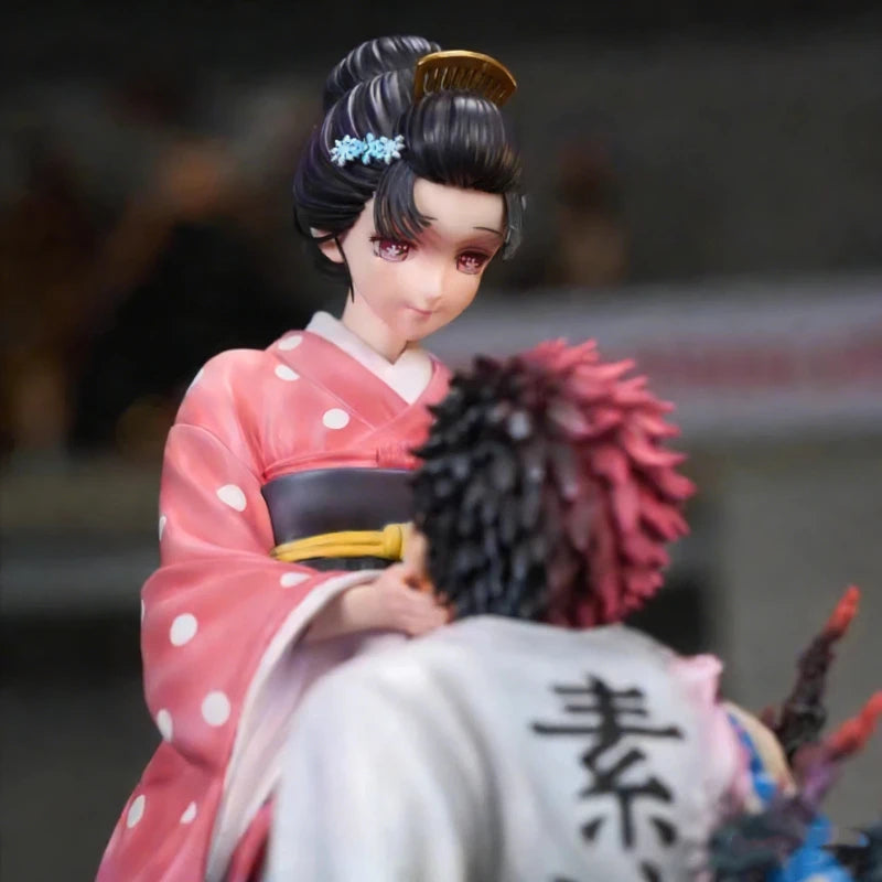 Demon Slayer Akaza and Koyuki