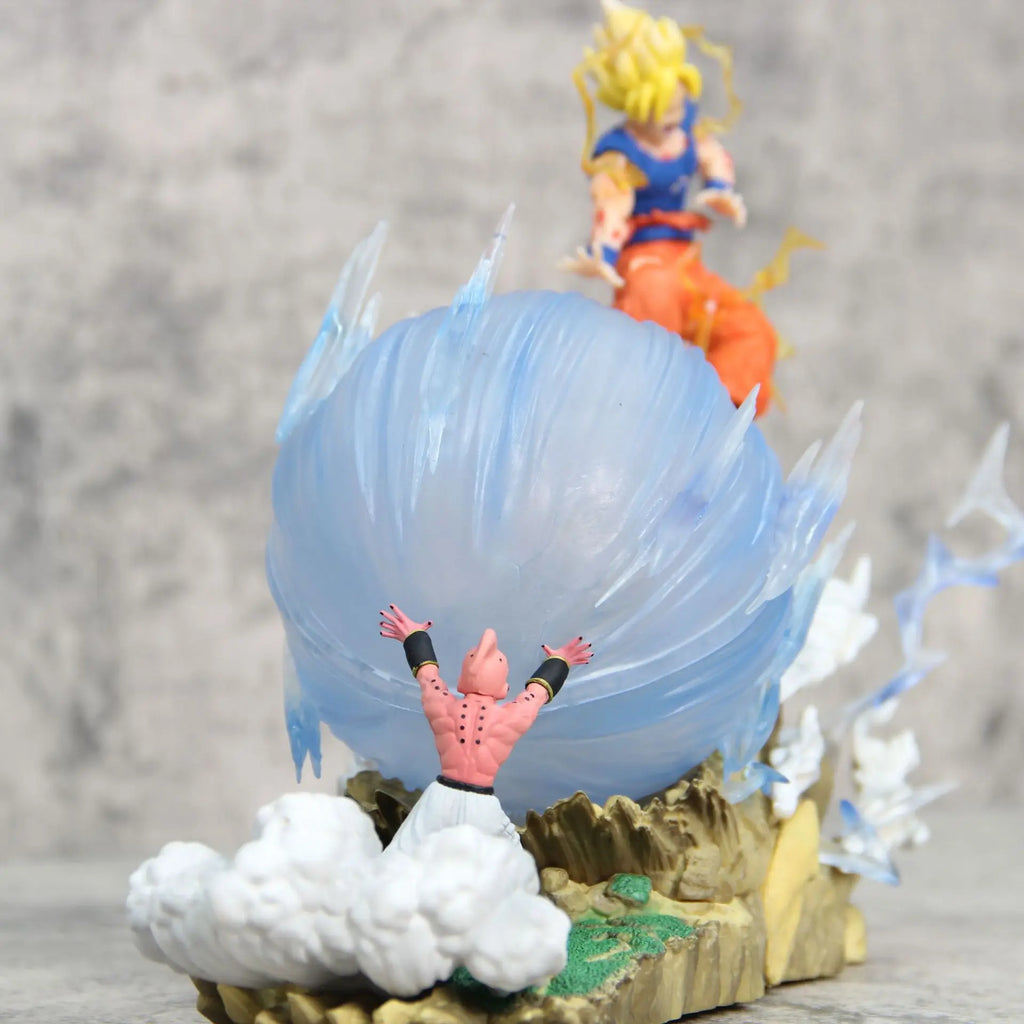 Dragon Ball Z Buu vs Goku Model Super Saiyan Genki Bomb
